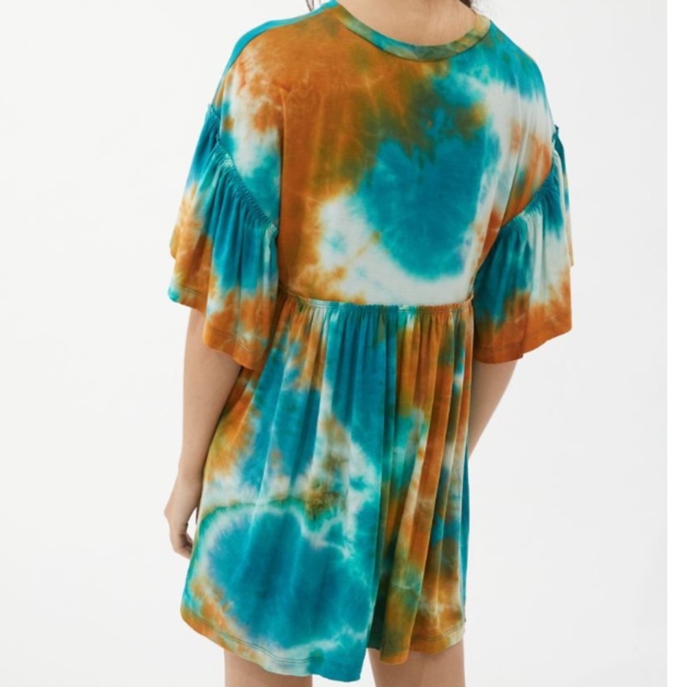 URBAN OUTFITTERS baza ruffle mini frock dress - Picture 5 of 6
